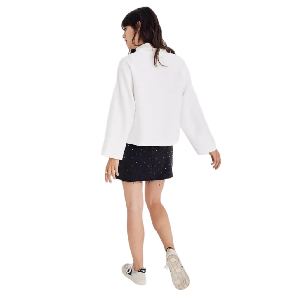 Madewell Texture And Thread Texture Mockneck Swea… - image 7